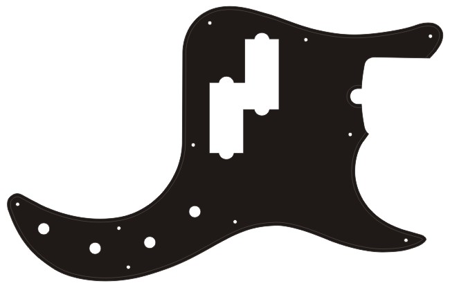 American Deluxe Precision® Bass 4 String Style Pick Guard